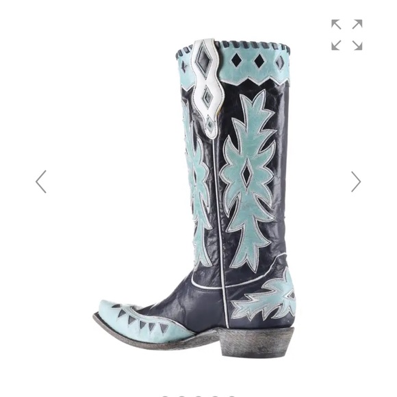 Old Gringo Miles City Western cowboy Boots boho line dancing cowgirl 7.5 Rtl 625 - Picture 8 of 9